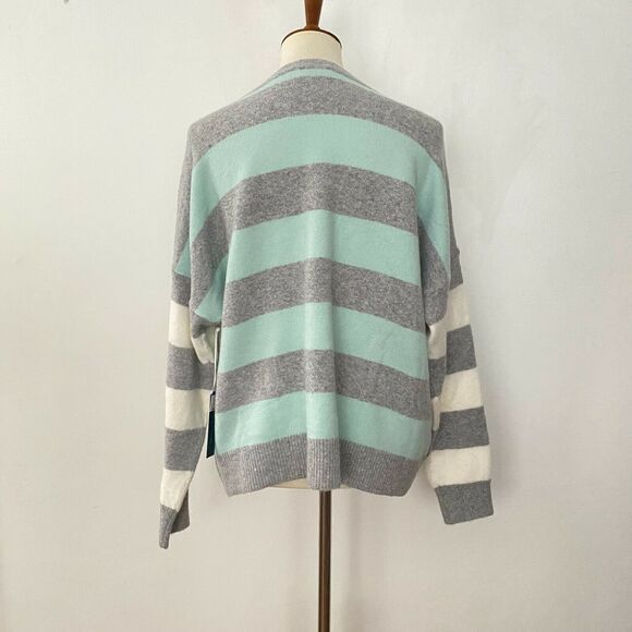 Court & Rowe Womens Striped Sweater Crew Neck Long Sleeve Pullover XL - Picture 3 of 8